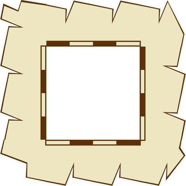 598x599 Game Map Border Paper Clip Art Free Vector In Open Office Drawing