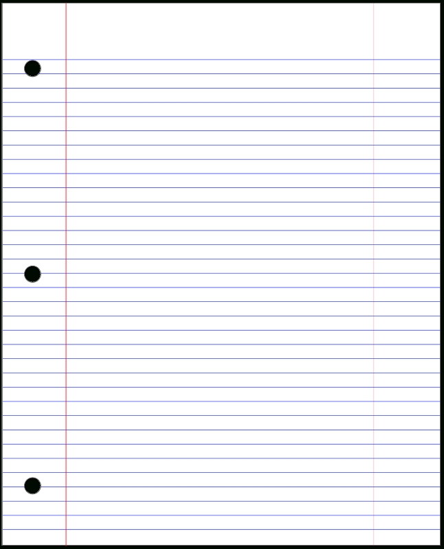 646x800 Lined Paper Clipart Clipart Panda