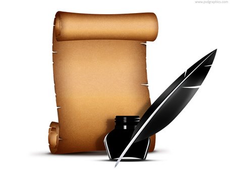 456x342 Paper Scroll Clip Art, Vector Paper Scroll