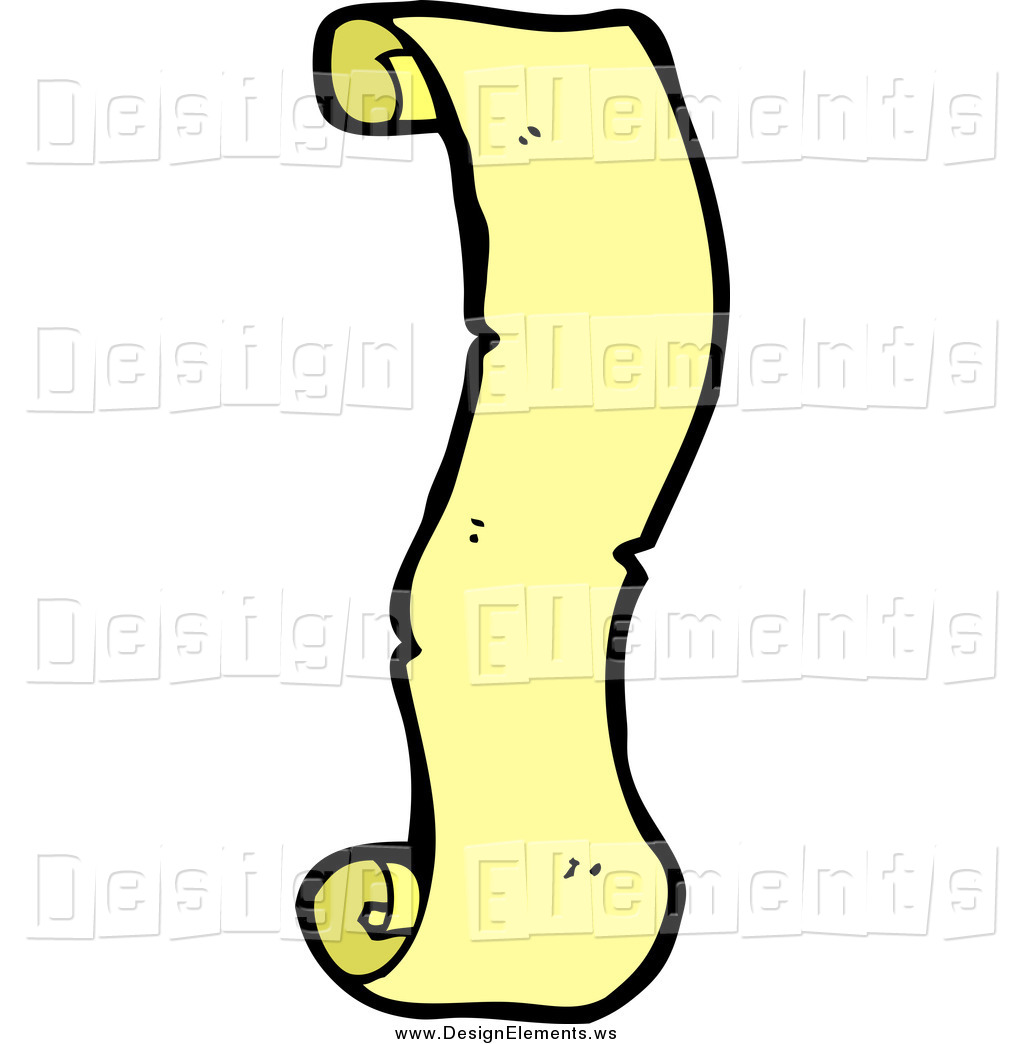 1024x1044 Paper Scroll Design Clip Art