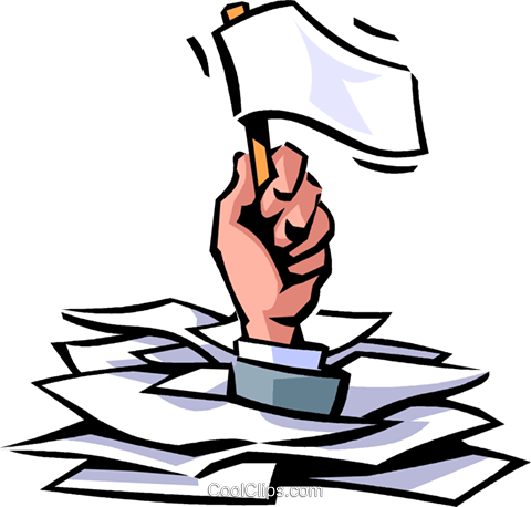 480x458 Doing Paperwork Royalty Free Vector Clip Art Illustration