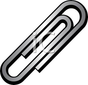 300x289 Metal Paperclip Clipart Picture