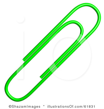 400x420 Paper Clipart Clipped