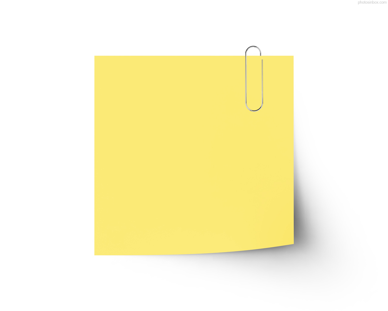 1280x1024 Reminder With Paper Clip Photosinbox