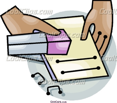 375x331 Stapled Papers Clip Art