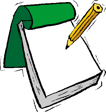 356x375 Paper And Pencil Clipart