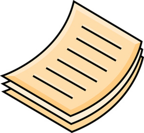 500x463 Clipart Papers