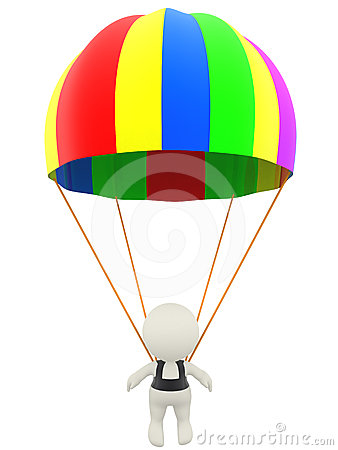338x450 Parachute Clipart Guy