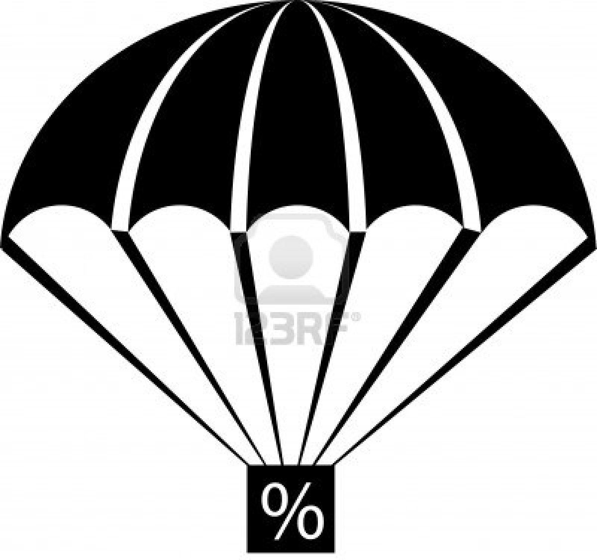 1200x1125 Parachute Clipart Vector