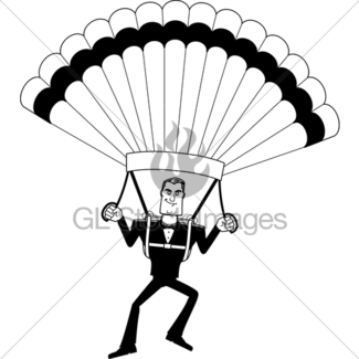 325x325 Golden Parachute Gl Stock Images
