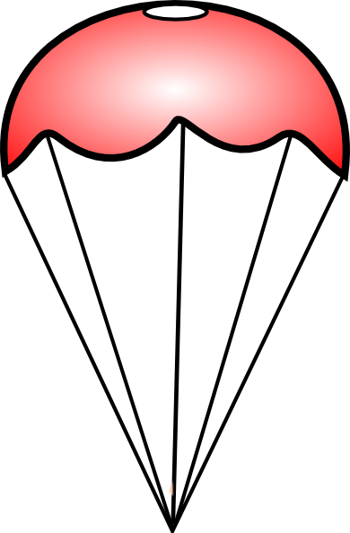 390x594 Parachute Clip Art