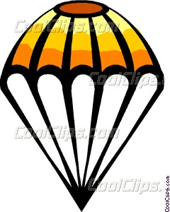 240x300 Parachute Vector Clip Art