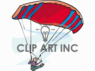 320x240 Adventure Clipart Skydiving Parachute