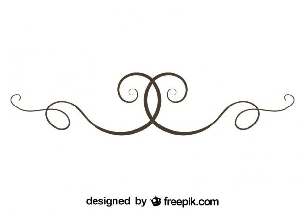 626x438 Swirl Divider Clipart