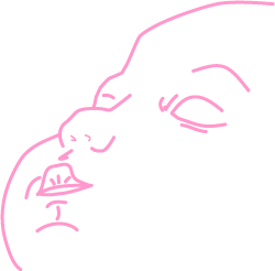 250x246 Babies And New Parent Clip Art, Pink Line Art