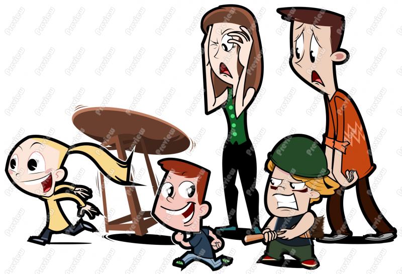 800x545 Bad Children Making Parents Crazy Clip Art