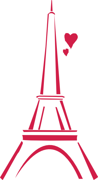 324x596 Love Paris Pink Clip Art