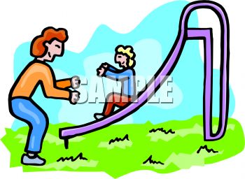 350x256 Mom And Her Little Girl Playing