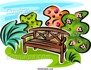 300x231 Park Bench Vector Clip Art