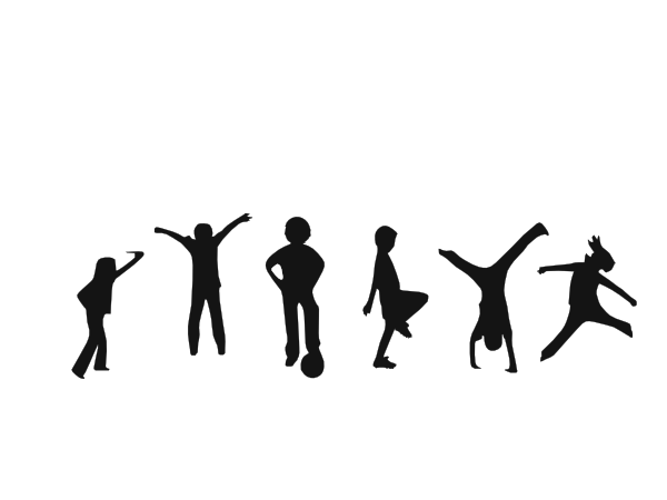 600x450 Children Playing In The Park Clipart 2