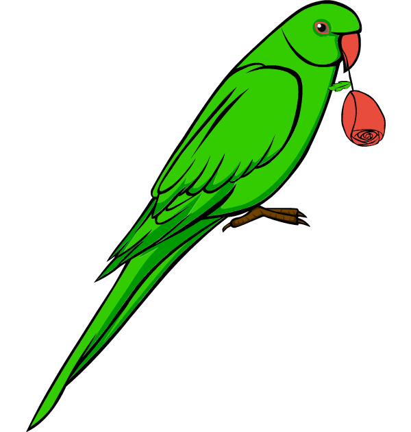 600x630 Bird Clipart Parrot