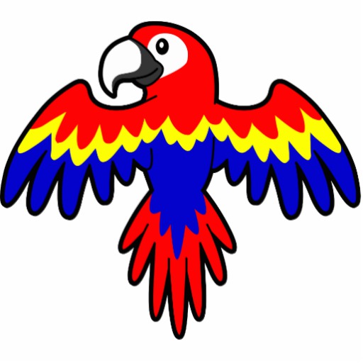 512x512 Scarlet Macaw Parrot Clip Art Cliparts