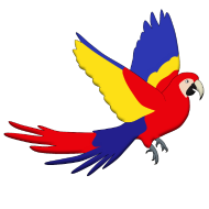 190x190 Red Parrot Fly T Shirt Spreadshirt