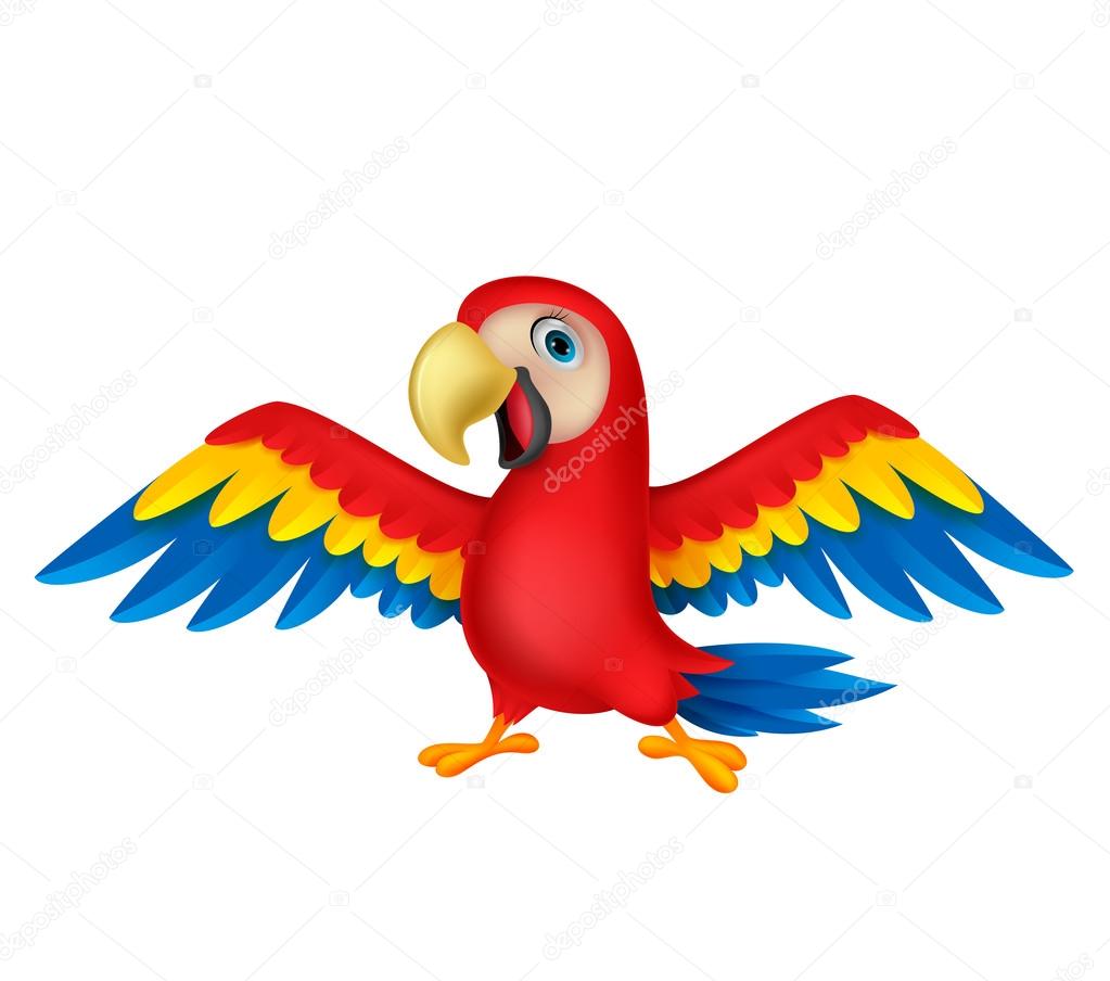 1023x904 Cute Macaw Cartoon Flying Stock Vector Tigatelu