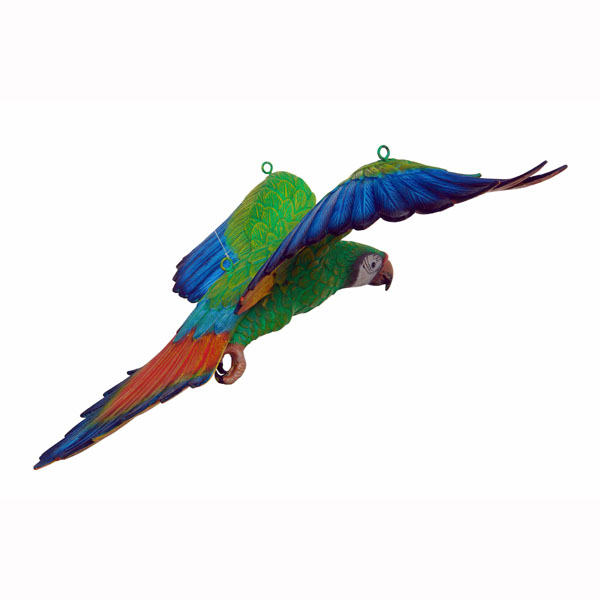 600x600 Parrot Flying (Green)