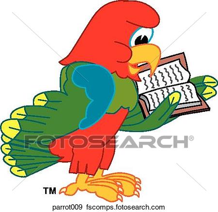 450x438 Clipart Of Parrot Singing Parrot011