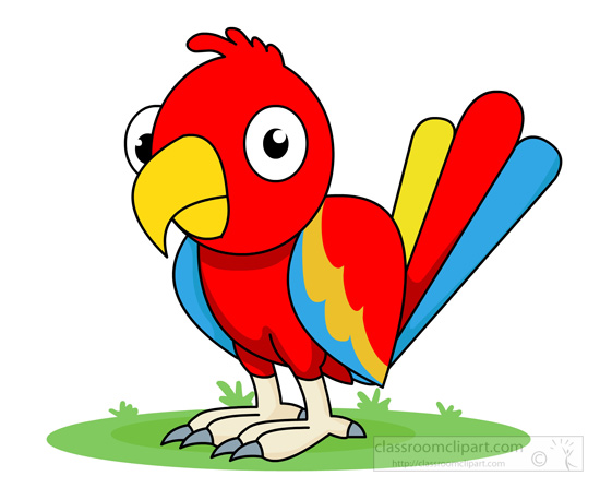 550x447 Macaw Clipart Red Parrot