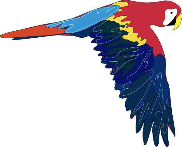 600x484 Parrot Clip Art