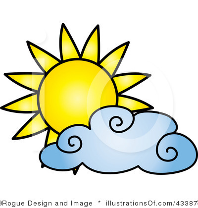 400x420 Clouds Clipart Partly Cloudy