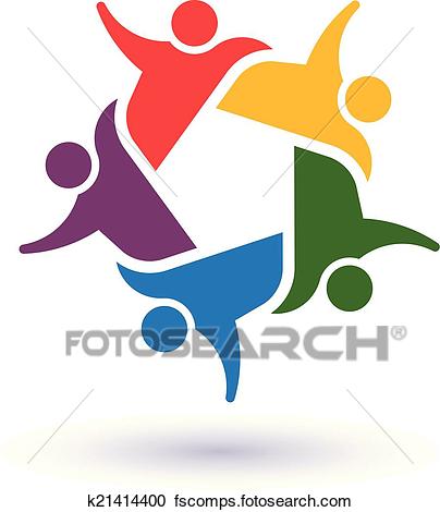 404x470 Clipart Of Team 5 Committee.concept Group Of People United, Social