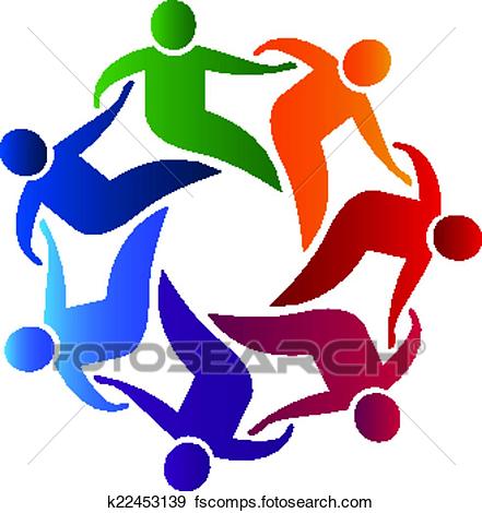 441x470 Clip Art Of Logo Union Business Partners Icon Concept K22453139