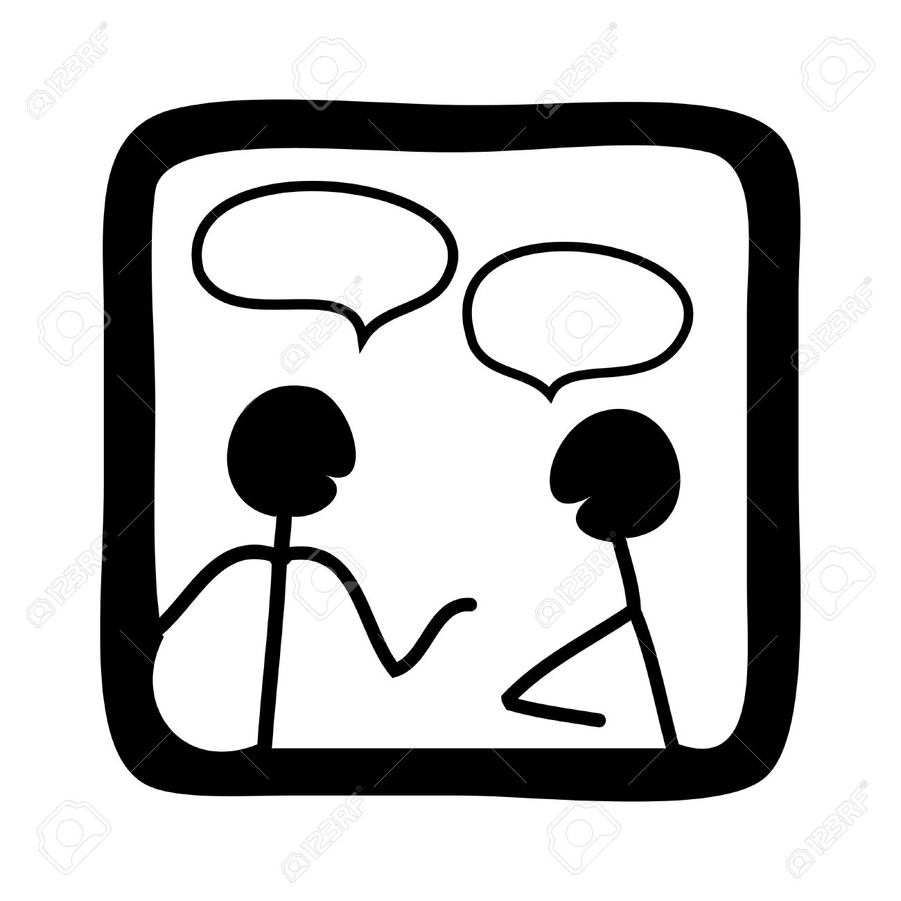 1300x1300 Illustration Clipart Talk Partner