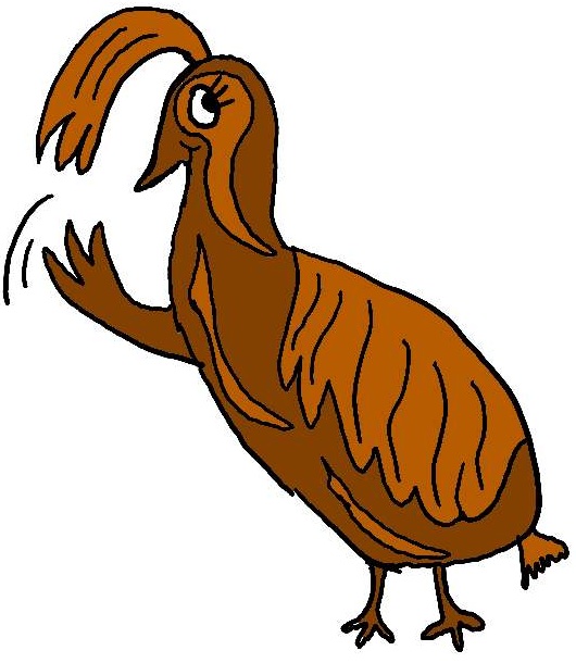 530x610 Brown Quail Clipart