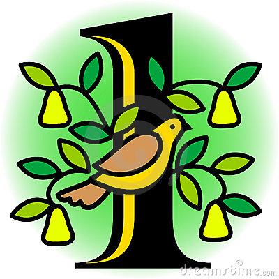 400x400 Partridge In A Pear Treeeps Clipart Panda
