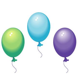 324x324 Party Balloons Clipart