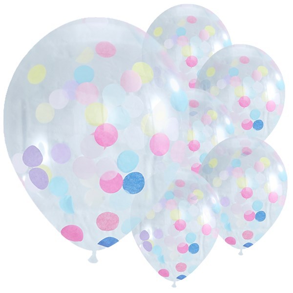 Party Balloons And Confetti