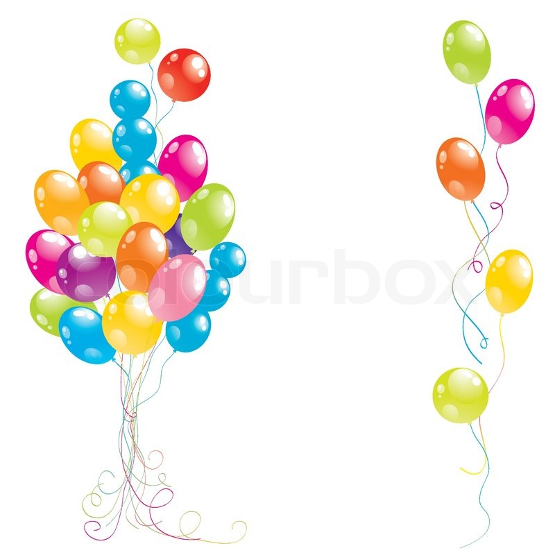 800x800 Celebrate Banners. Party Flags With Confetti. Vector Illustration