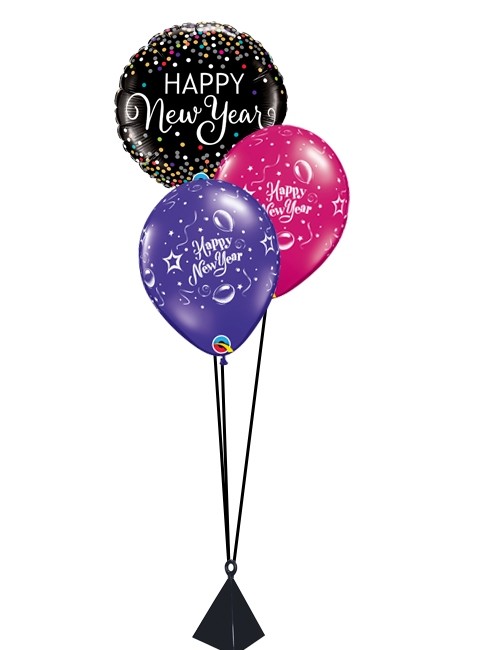 500x650 Colour Confetti Table Bouquet New Year Balloons Party Fever