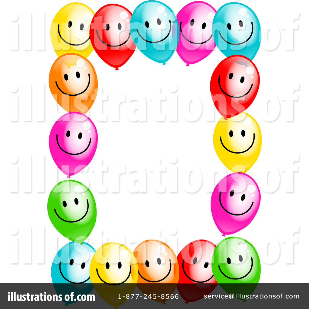 1024x1024 Party Balloons Clipart