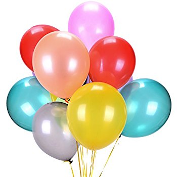 350x350 Latex Balloons Assorted Color Party Balloons Bulk