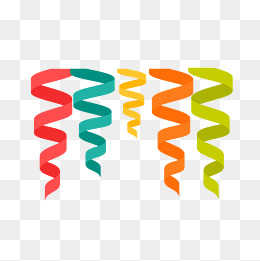 260x261 Birthday Party Decoration Hanging Ribbon Vector Png, Cartoon