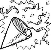 170x167 Confetti Clipart Black And White