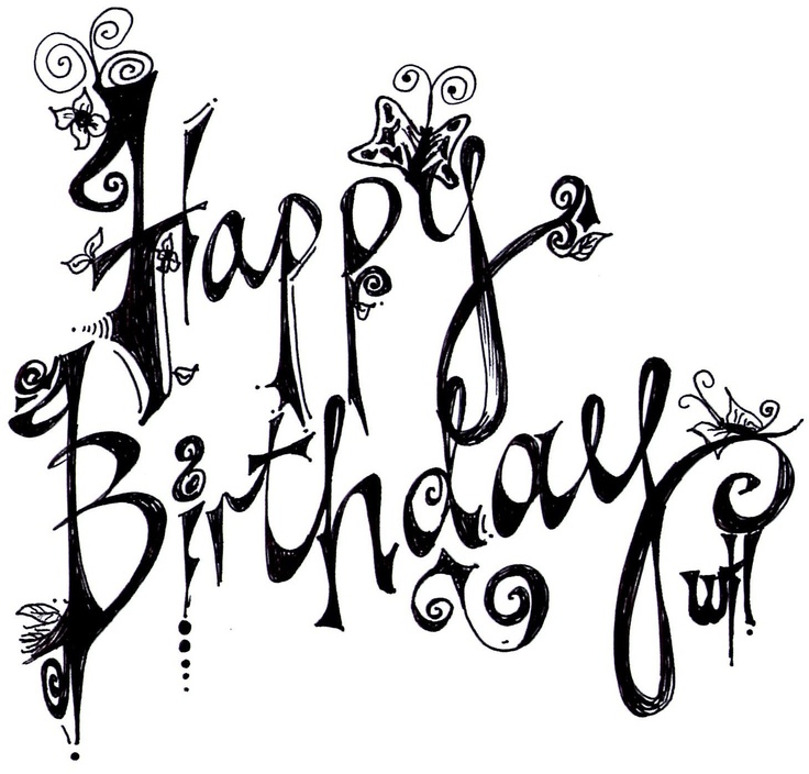 736x704 Best Birthday Party Clipart Black And White