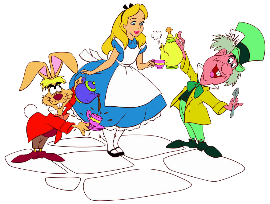 877x664 Image Of Alice In Wonderland Clipart
