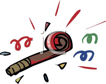 350x278 Party Clipart Noisemaker