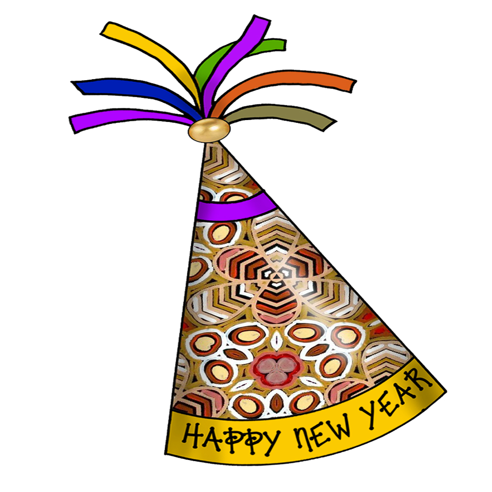 1000x1000 Years Eve Party Hat Clipart
